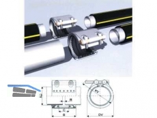 Straub Combi Grip EPDM 63/60.3 ES Kunststoff/Metall