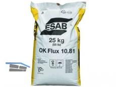 Schweipulver ESAB OK Flux 10.81 im Sack zu ca 25 kg