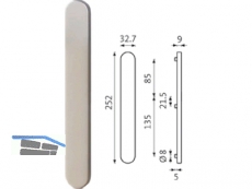 Blind-Langschild EV1 B-72740-40-0-1