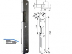 Winkelschliessblech Doorsafe links 12 mm Falzluft 255785