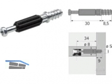 Einschraubdbel Twister DU 320 T Spannma 30 mm verzinkt 48038