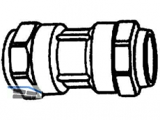Verbindungsstck Isiflo Typ 100 40x40 mm