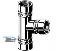 Viega Geopress T-Kupplung mit SC-Contur,Rotguss 9618 DN 50