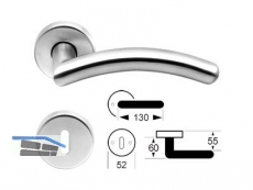 Drcker/Rosette Swing BB Edelstahl