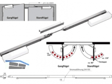 Gleitschiene Schliessfolgeregler Dorma G-GSR-EMF 1/V silber