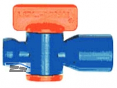 Loc-Line Absperrhahn 1/4\ mit Innen- gewinde NPT 1/4\ (1 Pkt. = 2 Stk.)