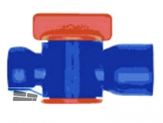 Loc-Line Absperrhahn 1/2\ mit Innen- gewinde NPT 1/2\ (1 Pkt. = 2 Stk.)