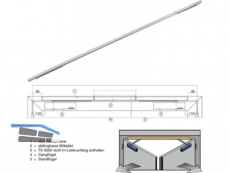 ISM Gleitschiene GEZE integrierte Schliefolgeregelung silber 115549