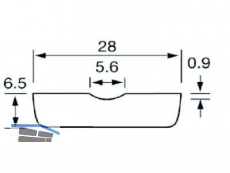 Keramikbadsicherungen ESAB (54 Stk.) PZ 1500/87 grau L=0,5m