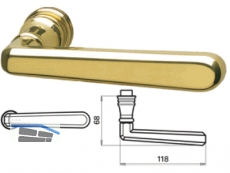 Drckerlochteil, ohne Vierkantstift 8,5 mm