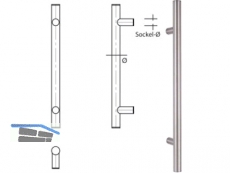 Stossgriff ES 300.1 L = 500 mm  30 mm LA = 400 mm Edelstahl