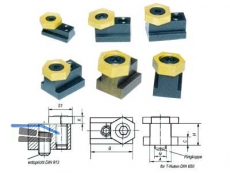 Spannklemme-Exzenter POWERCLAMP mit T-Nutenstein 12 mm Format 39170080