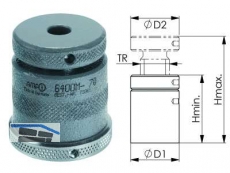 Schraubbock mit Magnetfu Gr. 70 60kN 50-70mm Format 39057100