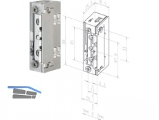 Trffner 128E.13 ohne Schliessblech 10-24V AC/DC links/rechts