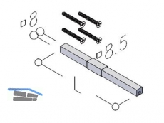 Befestigungsset EST fr Dr/Dr 8,5 TS 46-55 mm