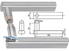 Drckerpaar 6016 Durban 8,5 mm TS 40 mm Edelstahl 403884