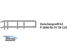 Zwischenprofil GU 61 thermostep Gr. 33 P-01846-33-0-1