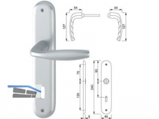 Drcker/Langschild 1810/273P PZ New York F1 Alu natur 3277312