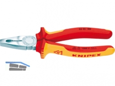 Kombizange Knipex 0306180 verchromt isoliert VDE