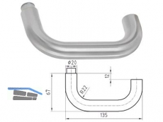 Drckerlochteil Commercial 5074 8,5 mm Edelstahl 402168