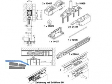 Grundkarton Hawa 80/Z mit SoftMove Dmpfeinzug 23087