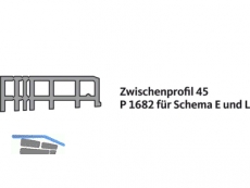 Zwischenprofil GU Schema E P1682 Gr. 33 9-40413-33-0-1