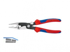 Elektro-Install.Zange Knipex 1392/200 15-50mm2 schw. atram. Kopf pol.,MK-Griff