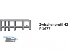 Thermostep Zwischenprofil GU Gr. 33 P 1677 EV1 9-40382-33-0-1