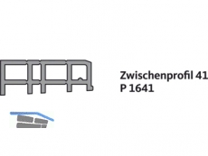 Thermostep Zwischenprofil GU Gr. 33 P 1641 schwarz 9-39317-33-0-6