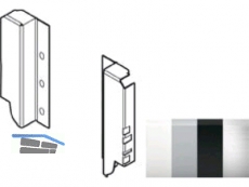 Tandembox Rckwandhalter Set Z30B000S Hhe B RAL 9006 grau f. 1. Rel. 1071721