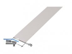 Flachstange Alu 1000x30x2mm eloxiert, 473044