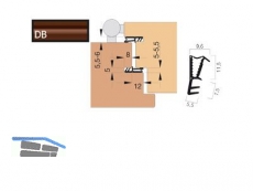 Haustrdichtung Goll SF1016-DB/2 dunkelbraun, VPE 150 lfm