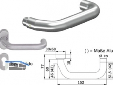 Drckerlochteil PLUS 8100V Alu F1 9 mm Vierkant 90050060393