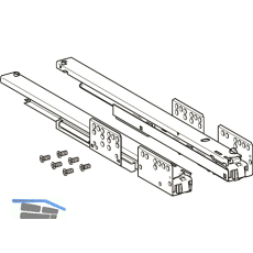 GE Korpusschiene 350mm (1 Paar)
