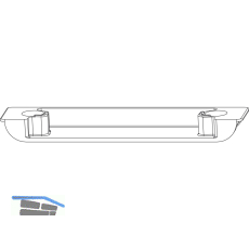 MACO MT Hebeteil Falzluft 4 mm Versatz 9 mm silber (95117)