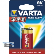 VARTA Batterie Max Tech 9 Volt (1St)