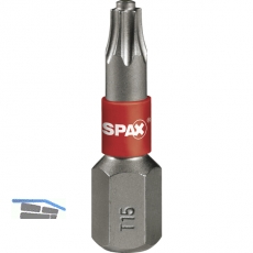 SPAX Bit-Einsatz T-Star 1/4\sechskant TX 15/25 mm Zapfenfhrung, Inhalt 5 Stck