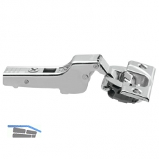 BLUM CLIP top BLUMOTION Standardscharnier 110, 9,5mm gekrpft, Schrauben