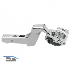 BLUM CLIP top BLUMOTION Standardscharnier 110, 18mm gekrpft, Schrauben