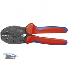 KNIPEX Crimpzange Preciforce fr Koax-BNC-Steckverbinder Lnge 220 mm