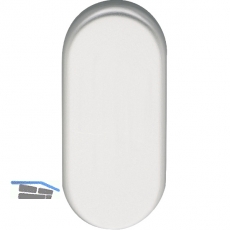 ECO Blindrosette BL, 70 x 33 x 7 mm, Aluminium silber eloxiert