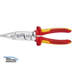 KNIPEX Elektro-Installationszange VDE mit 6 Funktionen Lnge 200 mm