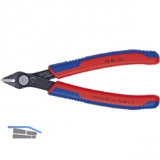 KNIPEX Elektronik-Super-Knips DIN 9654 Form 6 fr Glasfaserkabel Lnge 125 mm