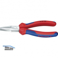 KNIPEX Flachzange DIN 5749 mit kurzen, flachen Backen 2K-Griff Lnge 160 mm