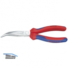 KNIPEX Langschnabelzange DIN 5745 gebogen 2K-Griff Lnge 200 mm