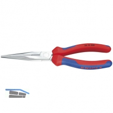 KNIPEX Langschnabelzange DIN 5745 gerade 2K-Griff Lnge 200 mm