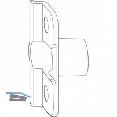 MACO Anpressverschluss, Rahmenteil, Eurofalz FT24 13V (357741)