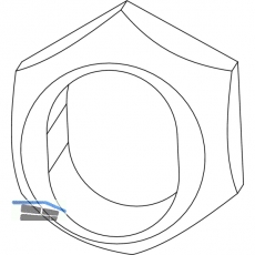 MACO Aufsteckhlse f. 3-flg. Fenster f. Verschlusszapfen (94031)