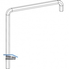 MACO Einstellschlssel Innensechskant SW4, 2 x gebogen, L=75 mm (41017)