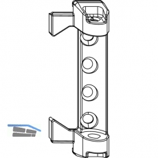 MACO Scherenlager aufschraubbar 12/18 mm, 120 kg, silber (54694)